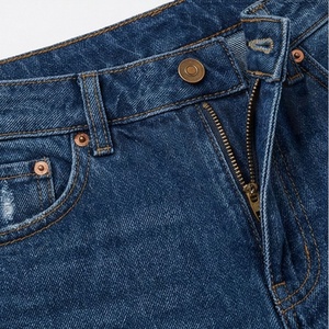 Nouveautés : Shorts en jean respirants pour femme, taille haute, délavés, style décontracté urbain, tendance été - Product Image 4