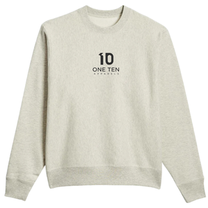 เสื้อสเวตเชิ้ตคอกลมผ้าฟลีซทรงหลวมสำหรับผู้ชาย สีเฮเทอร์โอ๊ตเมล นุ่ม อุ่น สวมใส่สบาย แขนยาว พรีเมียม คุณภาพเยี่ยม - Product Image 2
