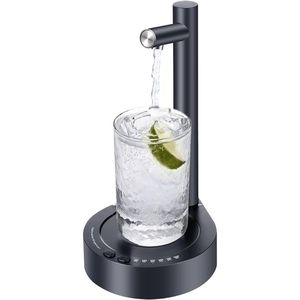 Dispenser d'Acqua Portatile da Tavolo con Piccola Pompa Elettrica per Casa, Ufficio o Campeggio - per Bottiglie da 5 Galloni - Product Image 1