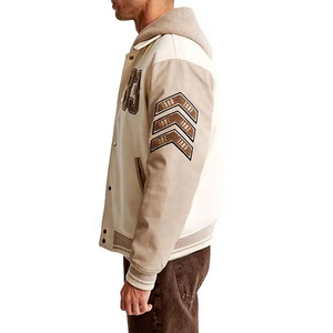 Veste de style universitaire pour homme, avec des matériaux de qualité supérieure et un style varsity, pour des tenues streetwear modernes, avec services OEM - Product Image 5