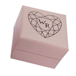 Mini caja de reloj con bisagras y logotipo personalizado, cartón reciclado con lámina dorada, embalaje rígido para regalos de joyería - Product Image 2