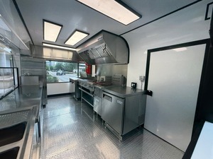 foodCUBE 001 the future of food trucks! Matte black futuristic food <b>trailer</b> - Product Image 2