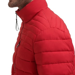 Hot Selling Custom Men's <b>Winter</b> Puffer <b>Jacket</b> <b>Waterproof</b> Zipper Casual Style Canvas Fabric OEM ODM Puffer <b>Jacket</b> for men - Product Image 2