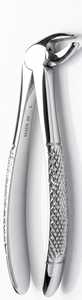 Tarrant Global PF-15 Forceps d'extraction dentaire pédiatrique, petite taille, bec de corne de vache, poignée ergonomique texturée pour molaires inférieures - Product Image 4