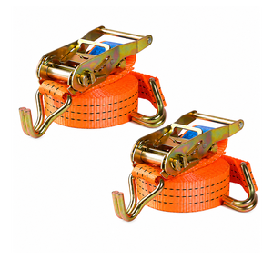 สายรัดรอกเก็ต Xstrap RS-055 ขนาด 38 มม. สำหรับงานหนัก พร้อมตะขอเกี่ยวลวด ได้รับการรับรองมาตรฐาน CE ผลิตจากโพลีเอสเตอร์ความทนทานสูง ขนาด 1 นิ้ว x 10 ฟุต สำหรับรัดสินค้าบนรถบรรทุก - Product Image 4