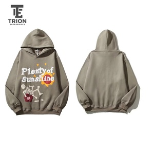 Sweat-shirts d'automne pour hommes à prix raisonnable, 100 % coton molletonné, qualité supérieure, anti-plis, respirant, avec poches imprimées en relief - Product Image 2