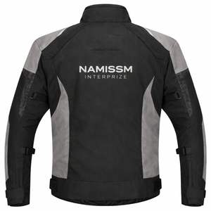 Top Selling Breathable Waterproof Polyester/Cotton Motorbike Jacket Best Men's Slim Cordura Jackets Customized Design - Product Image 2