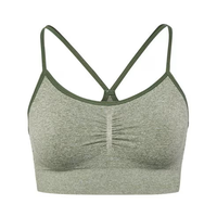 La Mejor Oferta en Sujetadores Deportivos para Mujer, con Espalda Cruzada, para Yoga, Gimnasio, Fitness, Entrenamiento, Running, Ropa Deportiva sin Costuras, Cómodos y Resistentes a Impactos