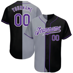 เสื้อเบสบอลเยาวชนแบบปักลายสไตล์อเมริกัน สีเหลืองและเขียว ลายบล็อกสีทั้งตัว แบบซับลิเมชั่น สั่งทำได้ - Product Image 4