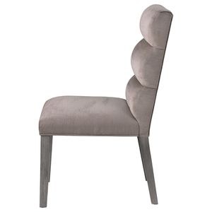Highmore Set of 2 Ash Velvet <b>Upholstered</b> Dining Side <b>Chairs</b> - Product Image 6