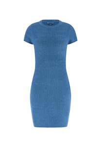 ผู้ผลิตเดรสทรงเข้ารูปแขนสั้นแบบริบบิ้นขายดีอันดับต้นๆ เดรสไหมพรมทรงมินิแบบสลิมฟิต รับทำโลโก้ตามสั่ง ขั้นต่ำในการสั่งซื้อจำนวนมาก - Product Image 3