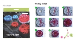 Tissage floral HC0025 |   Kit de métier à tisser pour fleurs en tricot, pour le bricolage et les travaux manuels en laine - Product Image 6