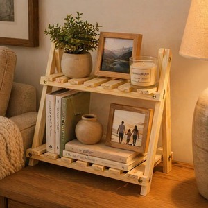 Stylish Wooden Organizer For <b>Study</b> <b>Table</b> Room And Side <b>Table</b> Storage And Decorative Home Desk Organization Wholesale From India - Product Image 1