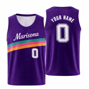 Camiseta de Baloncesto Transpirable Personalizada de Talla Grande, Uniforme Reversible de Alto Rendimiento con Etiqueta Privada OEM para Clubes, Equipos, Ligas, Escuelas, en Varias Tallas - Product Image 1