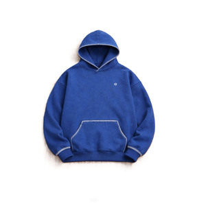 Sudadera con Capucha Extra Grande para Hombre, de Felpa de Algodón Grueso, con Costuras en Contraste, Estilo Urbano, Fabricación Personalizada OEM - Product Image 2