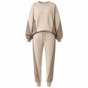 Nouvel ensemble de survêtement élégant imprimé intégral pour femme, ensemble deux pièces respirant pour femme, fabriqué par le fabricant - Product Image 6