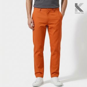 Pantalones de Lino y Algodón para Hombre, Estilo Panama, 345GSM, Estructurados, Casuales, OEM, ODM - Product Image 1