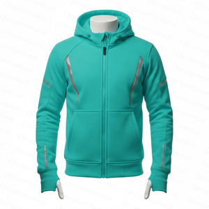 Sudadera con Capucha para Motociclista Certificada CE Nivel 2, Forrada con Fibra de Aramida, Reflectante, con Protecciones Extraíbles - Product Image 2