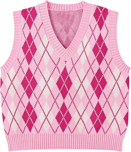 เสื้อคาร์ดิแกนถักแขนกุดสำหรับผู้หญิง - เสื้อกั๊กติดกระดุม - เสื้อกั๊กทรงหลวมขนาดใหญ่ นุ่มสบาย ระบายอากาศได้ดี เหมาะสำหรับฤดูใบไม้ร่วงและฤดูหนาว - Product Image 1