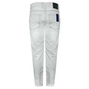 Jeans de Mezclilla de Pierna Recta y Corte Ajustado en Gris Claro de la Mejor Calidad, Cintura Alta, Algodón, Estilo Casual para Hombre, Primavera - Product Image 2