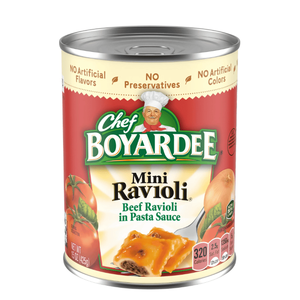 Chef Boyardee Mini Ravioli di manzo 15 oz Pasta in scatola Premium macchina per la lavorazione degli alimenti - Product Image 1