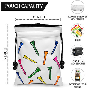 Pochette pour équipement de golf en cuir fait main, conçue pour les tournois et l'organisation sur les terrains de golf, à prix abordable. - Product Image 4
