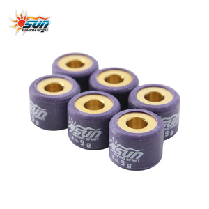 ชุดลูกกลิ้งเพิ่มสมรรถนะ SUN RACING 15x12 มม. 9G สำหรับ MIO 100 ปรับสมดุล CVT อย่างแม่นยำ ผลิตในไต้หวัน 6 ชิ้น - Product Image 1