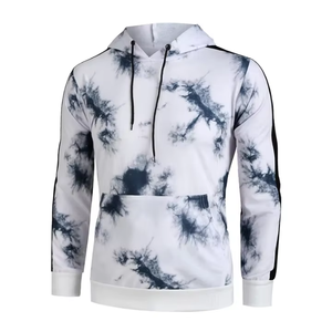 เสื้อฮู้ดดี้พิมพ์ลายพรางป่ากิ่งไม้ ผ้าฝ้ายแท้ 100% ทรงโอเวอร์ไซส์ บ็อกซี่ หนานุ่ม หรูหรา ปักลาย 3 มิติ ไซส์ XL - Product Image 1
