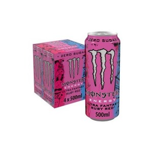 Bebida Energética Sin Calorías, There Monster Ultra Fantasy Ruby Red, Soporte Superior para la Hidratación - Product Image 1