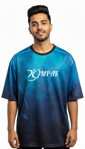 <b>Mens</b> Trendy Regular Fit Sublimation Polyester/Cotton Breathable Quick Dry T-Shirt Casual Streetwear - Product Image 4