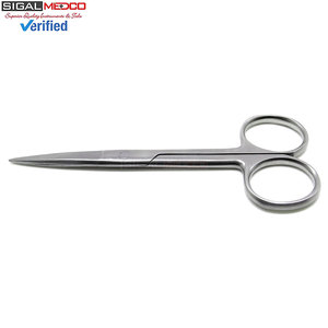 กรรไกรผ่าตัดแบบตรง ขนาด 4.5 นิ้ว ทำจากเหล็กกล้าไร้สนิมคมกริบ ได้รับการรับรองมาตรฐาน CE สำหรับการตัดเนื้อเยื่ออย่างแม่นยำ - Product Image 2