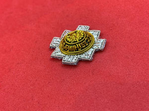 2026 New Collection Private Label Bullion Badges Hand Embroidery Gold Silver Designs Twill Wholesale Heart Flower Available Bulk - Product Image 3