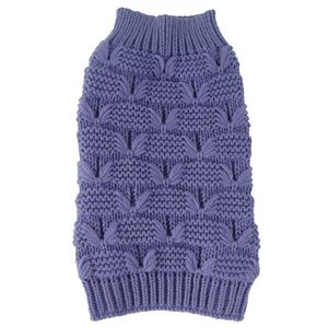 Pull en tricot épais pour chien avec col roulé tendance et motif papillon pour animaux de compagnie - Product Image 1