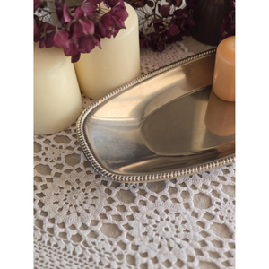 Top Quality Stainless Steel Serving Tray Oval Platter Heavy Duty Metal Serving Tray <b>Large</b> Mirror Polish Sizzler <b>Plate</b> & Tray - Product Image 2
