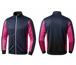 Chaqueta Transpirable con Cierre Completo y Sublimación, Ropa Deportiva para Correr y Hacer Ejercicio, Cálida, Transpirable y de Secado Rápido |   Tallas Hombre Mujer Juvenil - Product Image 2