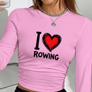 Heart I ROWING chemise à manches longues pour femme - Product Image 2