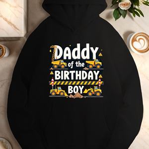 เสื้อฮู้ดลำลองของผู้หญิงพ่อของเด็กชายวันเกิด - Product Image 4