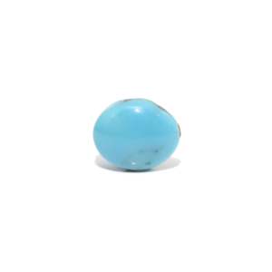 Natural Turquoise Oval Cabochon Lot 4.56 Carat Certified Blue Green Star Gemstone - Product Image 1