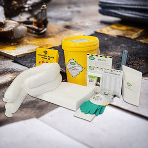 Cubo Absorbente Impermeable de 20L para Derrames de Aceite, Kit de Respuesta a Emergencias, Solución Industrial para Derrames de Aceite y Combustible - Product Image 3