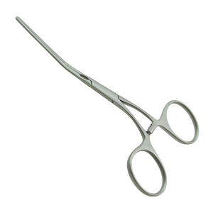 Pinzas Vasculares Pediátricas de Acero Inoxidable KOUNAIN de 125 mm, Instrumento Quirúrgico para el Control y Sujeción de Vasos Delicados - Product Image 1