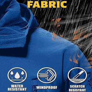 Veste Softshell d'hiver à capuche RAPID SPORTS pour homme, style zippé, imperméable, protection solaire, séchage rapide, décontractée, avec logo frontal – Vente en gros - Product Image 2
