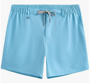 Shorts de sport pour hommes en Spandex/Polyester de qualité supérieure, respirants, pour la course et la gym, taille mi-haute, fermeture élastique, logo brodé, séchage rapide - Product Image 1