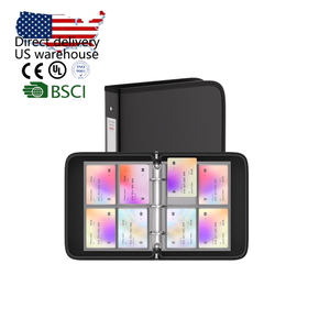 YIHUAXING American Straight Hair impermeable ignífugo deportes Trading Card Binder coleccionable <span class=keywords><strong>Anime</strong></span> Star Card Storage Filing - Product Image 1