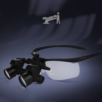 4x 6x 5x 8x Magnifier Dental Loupes Headlight Wireless Portable Dental Surgical Loupes With Head Light Lamp