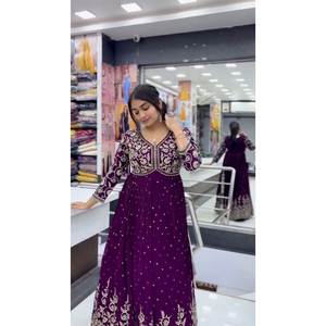 Vestido de Fiesta con Cintura Impero, Silueta en A, Estampado Floral, Capa Transparente, con Organza Bordada y Trabajo de Hilo/Secuencia - Product Image 2