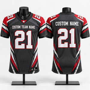 Proveedor de Camisetas de Fútbol Americano de Marca Privada para Etiquetas de Ropa Deportiva, Etiquetas Personalizadas, Identidad de Equipo, Pedidos al por Mayor, 100% Poliéster Sublimado - Product Image 6