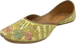 Los Mejores Diseños de Zapatos Khussa Elegantes para Mujer, Sandalias Jutti para Boda, Khussa Planas con Forro de Cuero, Khussa para Niñas, Khussa Pakistaní - Product Image 3