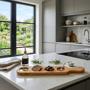 Bol à assaisonnement en bois de teck massif de qualité alimentaire, selnière en bois naturel faite à la main, accessoires de cuisine, articles de présentation, plateaux quotidiens - Product Image 2