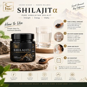 Resina de Shilajit del Himalaya Pura OEM 50g, Shilajit 100% Original y Natural con Más de 85 Minerales Traza para Apoyar la Energía y la Resistencia - Product Image 4