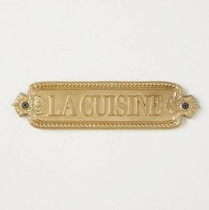 Placa de Identificación Decorativa de Latón con Acabado Antiguo THEO CALVIN, Letrero para Puerta, Placa Decorativa de Pared para Entrada de Casa, Oficina, Habitación de Hotel - Product Image 1